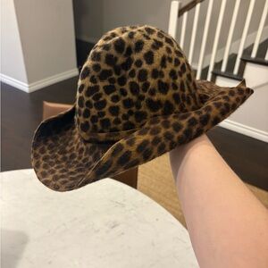 San Francisco Hat Co Leopard Print Felt Cowboy Hat Adult Medium Western